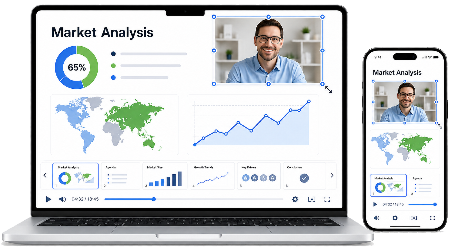 Record and share PowerPoint presentations with audio and video
